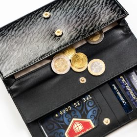   Peterson PTN PX22-CNF fekete női pénztárca 18,5 x 9 x 3,5 cm 