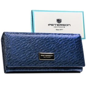   Peterson PTN PX22-CNF sötétkék női pénztárca 18,5 x 9 x 3,5 cm 