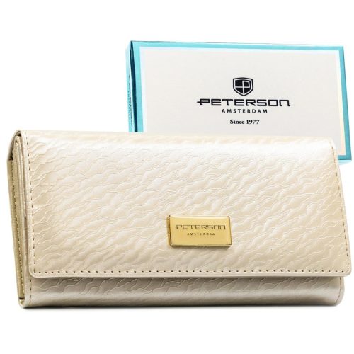 Peterson PTN PX22-CNF bézs női pénztárca 18,5 x 9 x 3,5 cm 