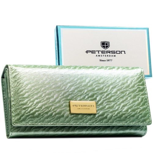 Peterson PTN PX22-CNF zöld női pénztárca 18,5 x 9 x 3,5 cm 