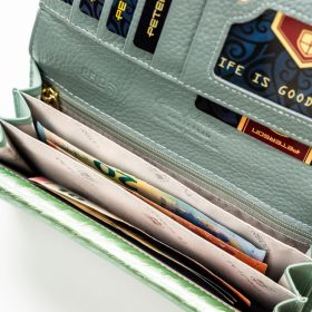   Peterson PTN PX22-CNF zöld női pénztárca 18,5 x 9 x 3,5 cm 