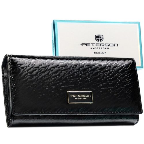 Peterson PTN PX24-CNF fekete női pénztárca 18,5 x 9 x 3,5 cm 