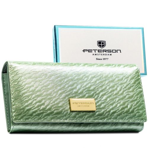 Peterson PTN PX24-CNF zöld női pénztárca 18,5 x 9 x 3,5 cm 