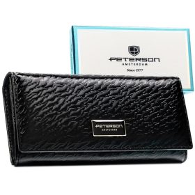  Peterson PTN PX27-CNF fekete női pénztárca 18,5 x 9 x 3,5 cm 