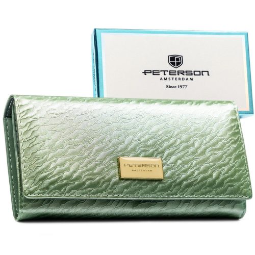 Peterson PTN PX27-CNF zöld női pénztárca 18,5 x 9 x 3,5 cm 