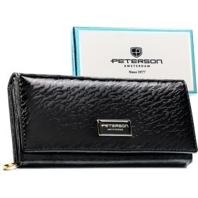   Peterson PTN PX28-CNF fekete női pénztárca 18,5 x 9 x 3,5 cm 