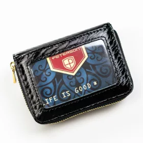Peterson PTN PX33-CNF fekete női pénztárca 12 x 5 x 2 cm
