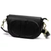 Luka 25-053 fekete női bőr oldaltáska 24 x 14 x 8 cm