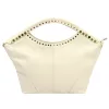 Camilla 10.003 MN bézs női bőr kézitáska 42 x 23 x 10 cm