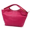 Camilla PREMIUM 10.003 magenta női velúr bőr kézitáska, válltáska 50 x 30 x 12 cm