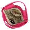 Camilla PREMIUM 10.003 magenta női velúr bőr kézitáska, válltáska 50 x 30 x 12 cm