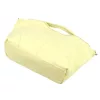 Camilla PREMIUM 10.003 sárga női velúr bőr kézitáska, válltáska 50 x 30 x 12 cm