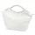 Camilla PREMIUM 10.003 fehér női velúr bőr kézitáska, válltáska 50 x 30 x 12 cm