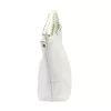 Camilla PREMIUM 10.003 fehér női velúr bőr kézitáska, válltáska 50 x 30 x 12 cm