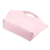 Camilla PREMIUM 10.003 rózsaszín női velúr bőr kézitáska, válltáska 50 x 30 x 12 cm