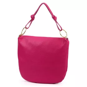 Luka 26-104 magenta női bőr kézitáska oldalpánttal