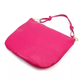 Luka 26-104 magenta női bőr kézitáska oldalpánttal