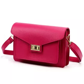 Luka 26-061 magenta női bőr oldaltáska 23 x 16.5 x 9 cm