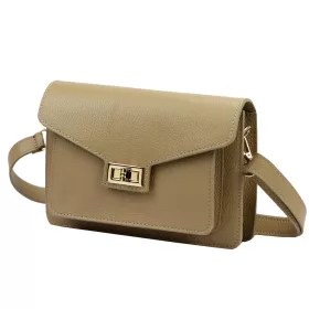   Luka 26-061 DOLLARO taupe női bőr kézitáska 23 x 16.5 x 9 cm