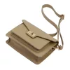 Luka 26-061 DOLLARO taupe női bőr kézitáska 23 x 16.5 x 9 cm
