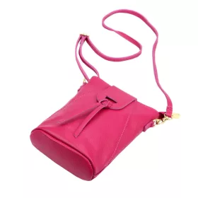   Luka 26-101 magenta női bőr telefontartó, oldaltáska 16 x 21 x 6.5 cm