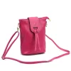 Luka 26-101 magenta női bőr telefontartó, oldaltáska 16 x 21 x 6.5 cm