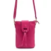 Luka 26-101 magenta női bőr telefontartó, oldaltáska 16 x 21 x 6.5 cm