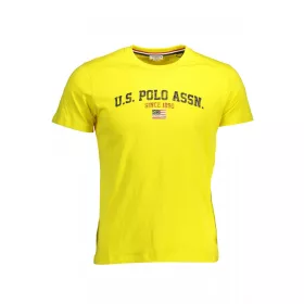 U.S. POLO férfi sárga rövid ujjú poló 2XL