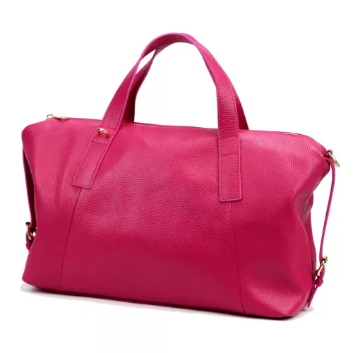 Luka 26-091 DOLLARO magenta női bőr kézitáska 47 x 28 x 17 cm