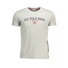 U.S.POLO rövid ujjú férfi póló, szürke
