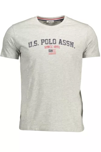 U.S.POLO rövid ujjú férfi póló, szürke
