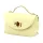 Luka 26-106 halvány sárga női bőr kisméretű kézitáska, crossbody 19 x 13 x 9 cm