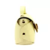 Luka 26-106 halvány sárga női bőr kisméretű kézitáska, crossbody 19 x 13 x 9 cm