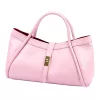 Camilla PREMIUM 10.012 rózsaszín női bőr kézitáska 36 x 22 x 18 cm