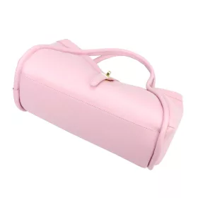   Camilla PREMIUM 10.012 rózsaszín női bőr kézitáska 36 x 22 x 18 cm