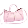 Camilla PREMIUM 10.012 rózsaszín női bőr kézitáska 36 x 22 x 18 cm