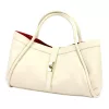 Camilla PREMIUM 10.012 bézs női bőr kézitáska 36 x 22 x 18 cm
