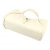 Camilla PREMIUM 10.012 bézs női bőr kézitáska 36 x 22 x 18 cm