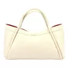 Camilla PREMIUM 10.012 bézs női bőr kézitáska 36 x 22 x 18 cm