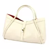 Camilla PREMIUM 10.012 bézs női bőr kézitáska 36 x 22 x 18 cm