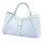 Camilla PREMIUM 10.012 babakék női bőr kézitáska 36 x 22 x 18 cm