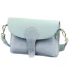 Luka 26-100 D babakék női bőr oldaltáska, crossbody 24.5 x 18 x 6 cm Cikkszám:  61367