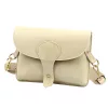 Luka 26-100 D bézs női bőr oldaltáska, crossbody 24.5 x 18 x 6 cm