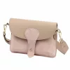Luka 26-100 D rózsaszín női bőr oldaltáska, crossbody 24.5 x 18 x 6 cm