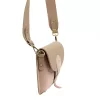 Luka 26-100 D rózsaszín női bőr oldaltáska, crossbody 24.5 x 18 x 6 cm