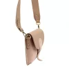 Luka 26-100 D púder női bőr oldaltáska, crossbody 24.5 x 18 x 6 cm