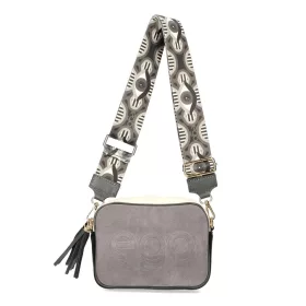   EGO ES0223PS 270026WL szürke női bőr oldaltáska 15 x 21 x 7 cm