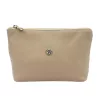 Gregorio COSMETICS-005 taupe női bőr kozmetikai táska 21 x 13 x 8 cm