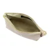 Gregorio COSMETICS-005 taupe női bőr kozmetikai táska 21 x 13 x 8 cm