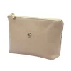 Gregorio COSMETICS-005 taupe női bőr kozmetikai táska 21 x 13 x 8 cm